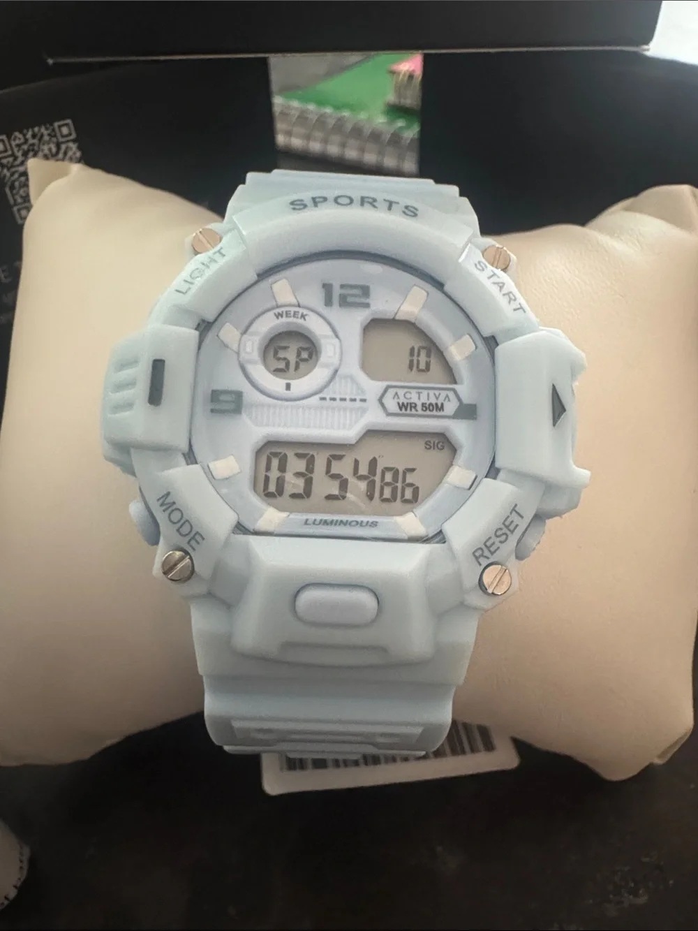 Ativa Pastel Blue Digital Sports Watch
